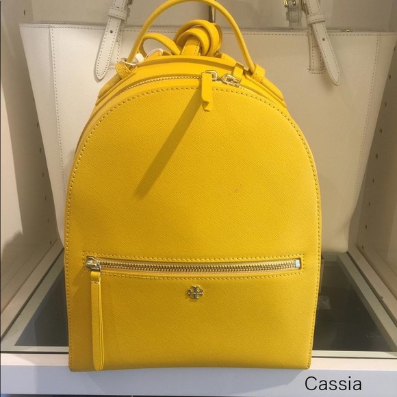 Tory Burch Handbags - Tory Burch Emerson Cassia Leather Backpack Tory Burch Handbags - Tory Burch Emerson Cassia Leather Backpack